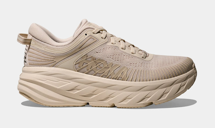 Bondi 7 Womens Running Shoes (Oat Milk/Oat Milk)