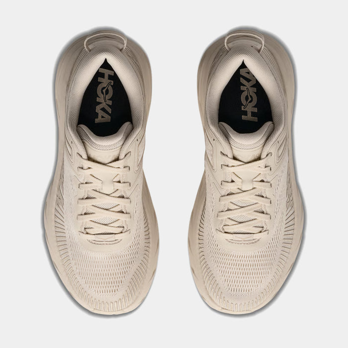 Bondi 7 Womens Running Shoes (Oat Milk/Oat Milk)