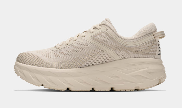 Bondi 7 Womens Running Shoes (Oat Milk/Oat Milk)