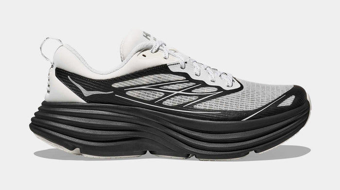 Bondi 8 Caged Mens Running Shoes (Frost/Black)