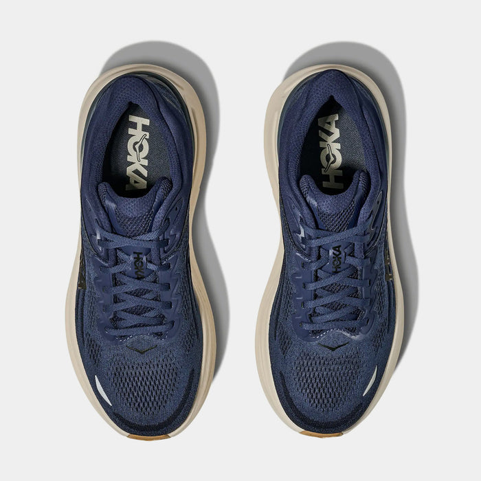 Bondi 9 Mens Running Shoes (Varsity Navy/White)