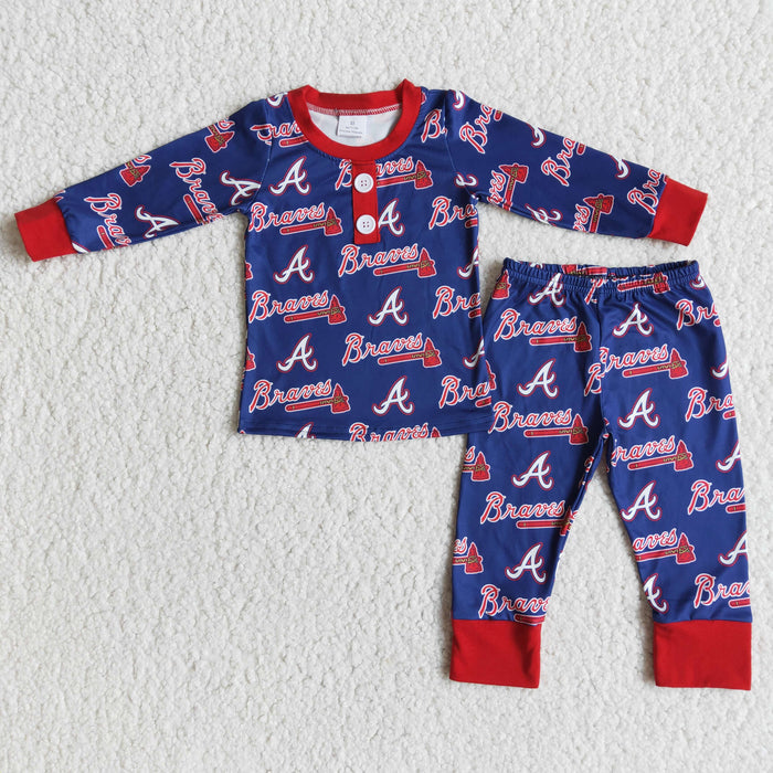Boys long sleeved pajamas         6 A29-19