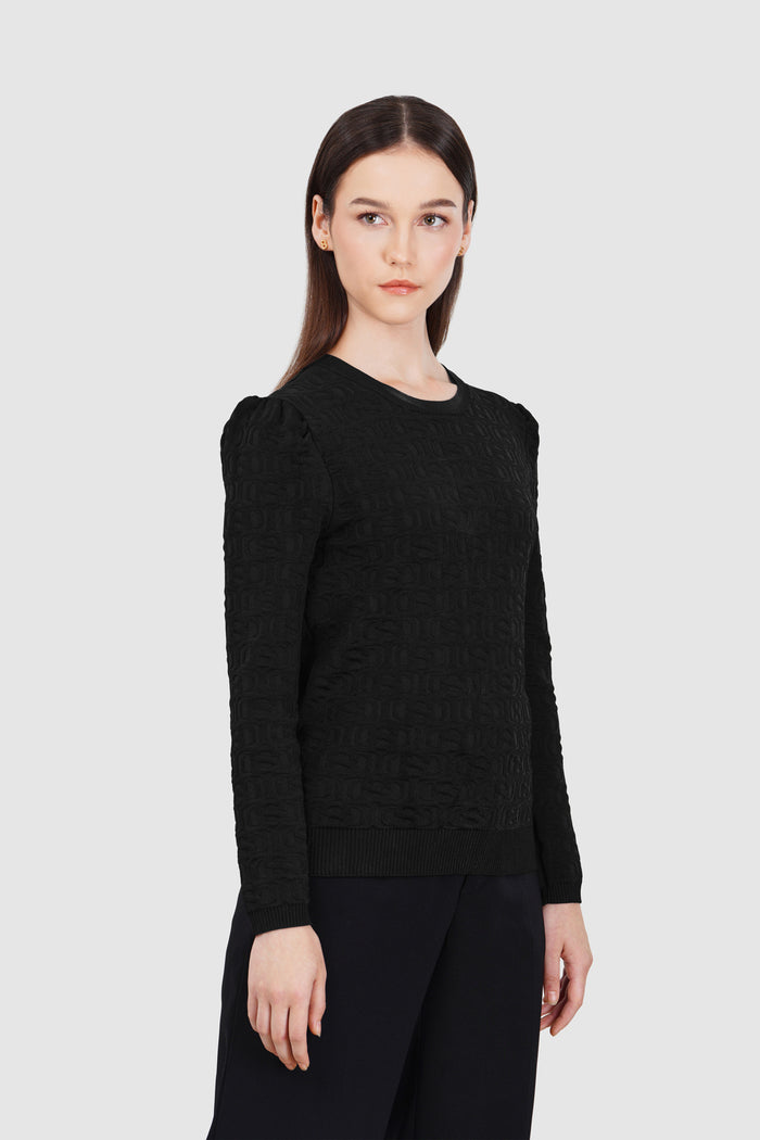 Briana Knit Top - Black
