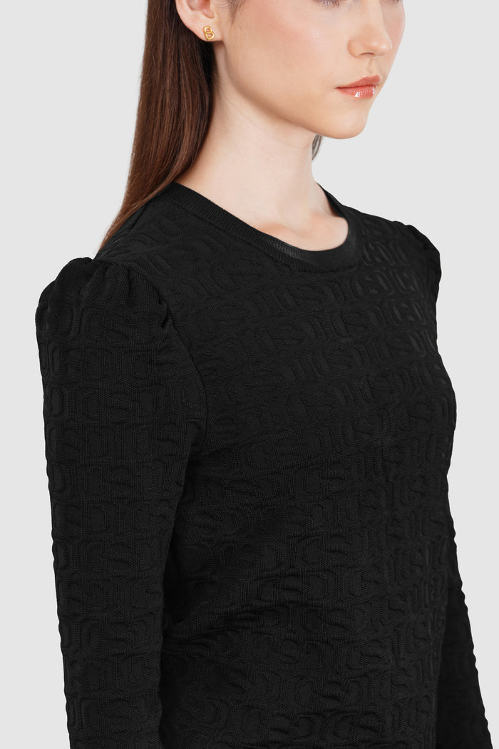 Briana Knit Top - Black