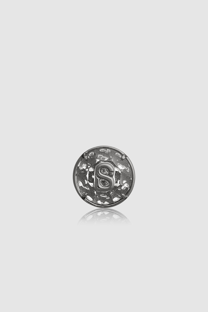 Brillora Pin Brooch - Hematite