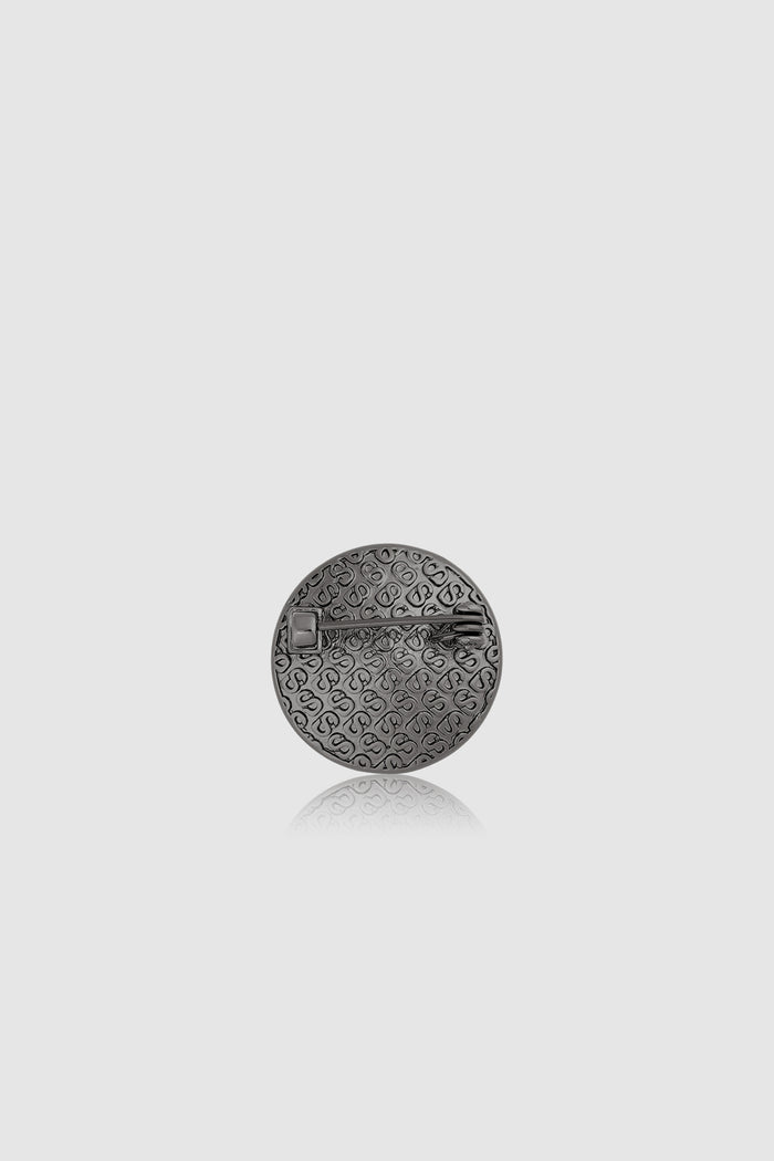 Brillora Pin Brooch - Hematite