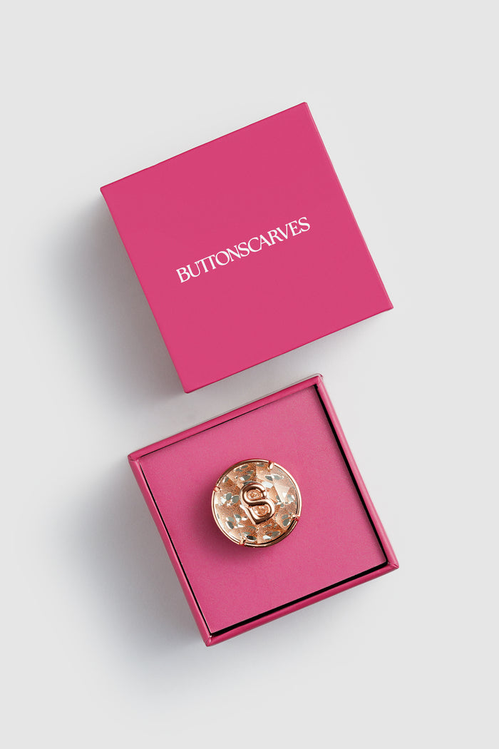 Brillora Pin Brooch - Rose Gold