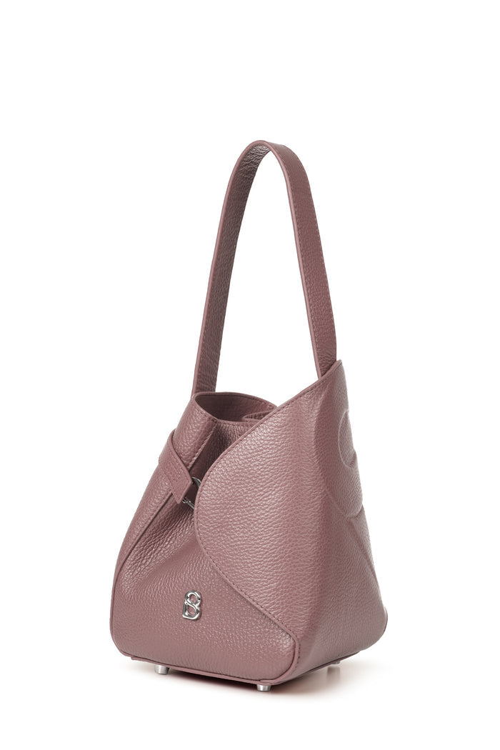 britney bag small in balsamic by buttonscarves front view
