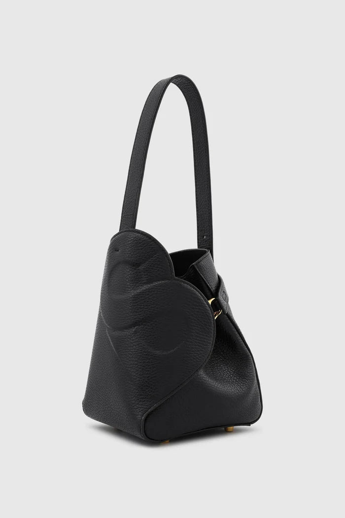 britney bag small in black with ghw by buttonscarves