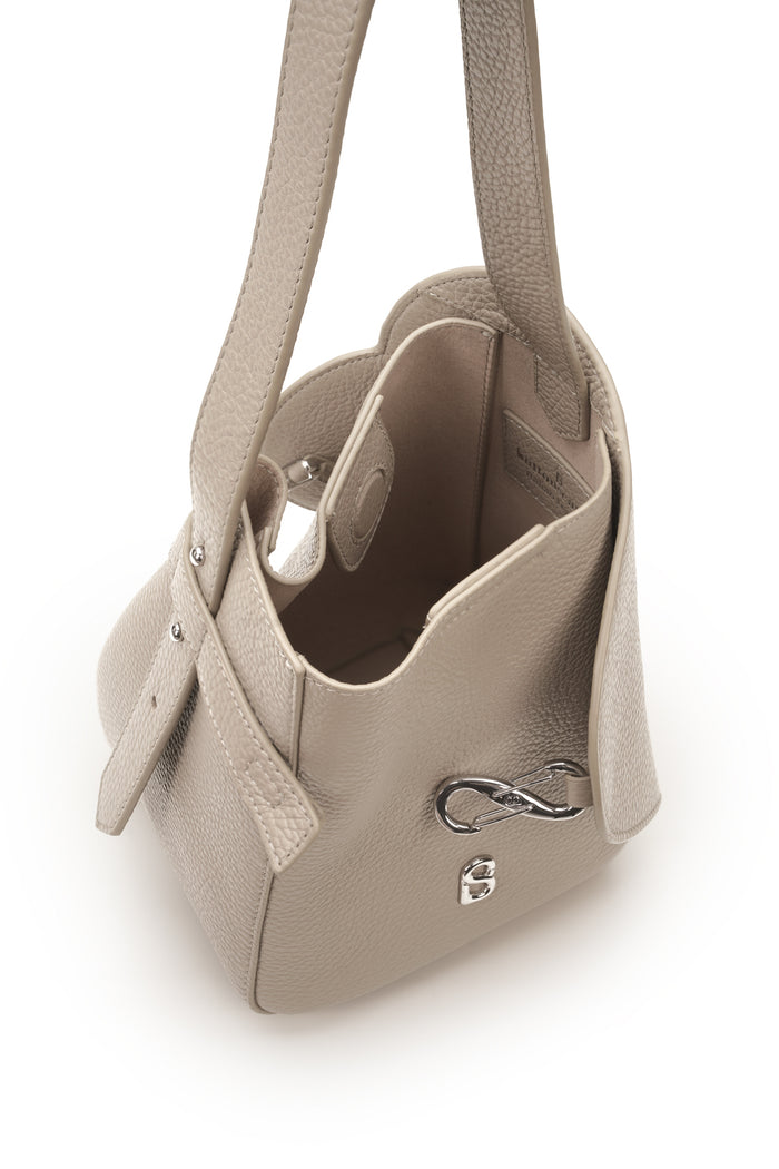 britney bag small in creta by buttonscarves top view