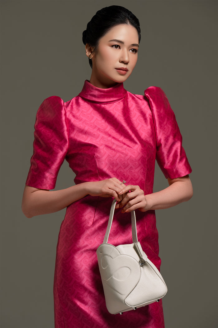 britney bag small in gypsum by buttonscarves carried style