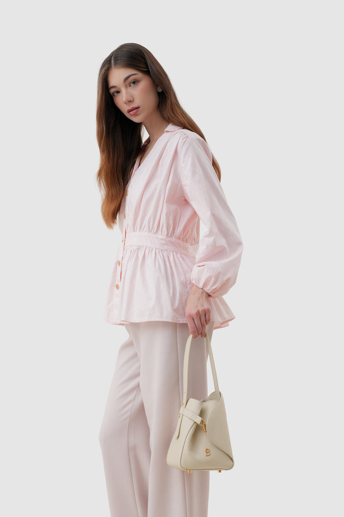 britney bag small in lamb with ghw by buttonscarves hand bag style