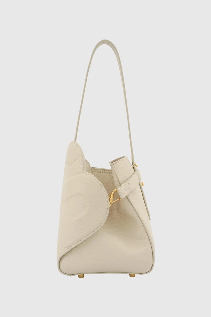 britney bag small in lamb with ghw by buttonscarves back view