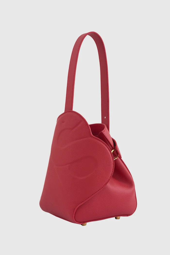britney bag small with saffiano leather in lacca by buttonscarves