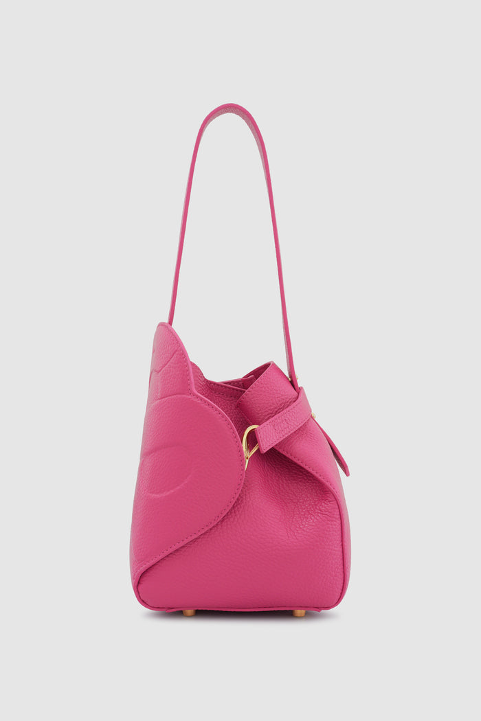 britney bag small in viva magenta by buttonscarves bag view