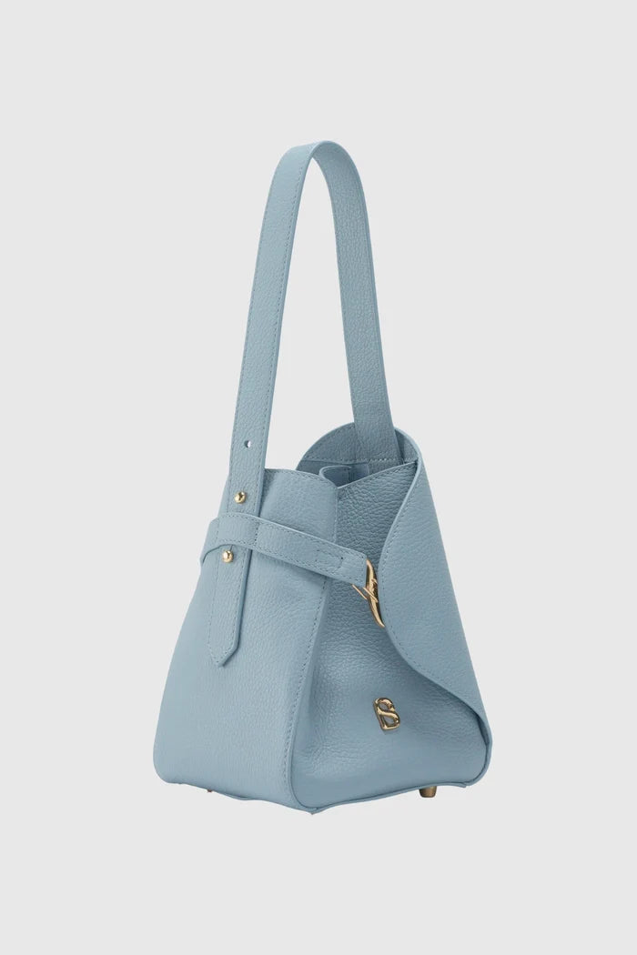 britney bag small in waterfall with ghw by buttonscarves front view