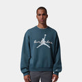 Brooklyn 23 Graphic Crewneck Mens Sweatshirt (Blue/White)