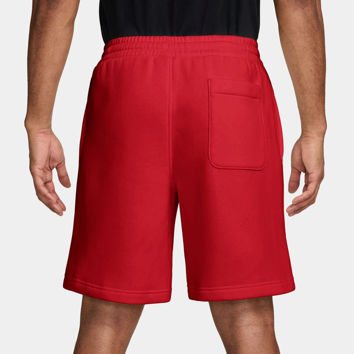 Brooklyn 9" Fleece Mens Shorts (University Red/Black)