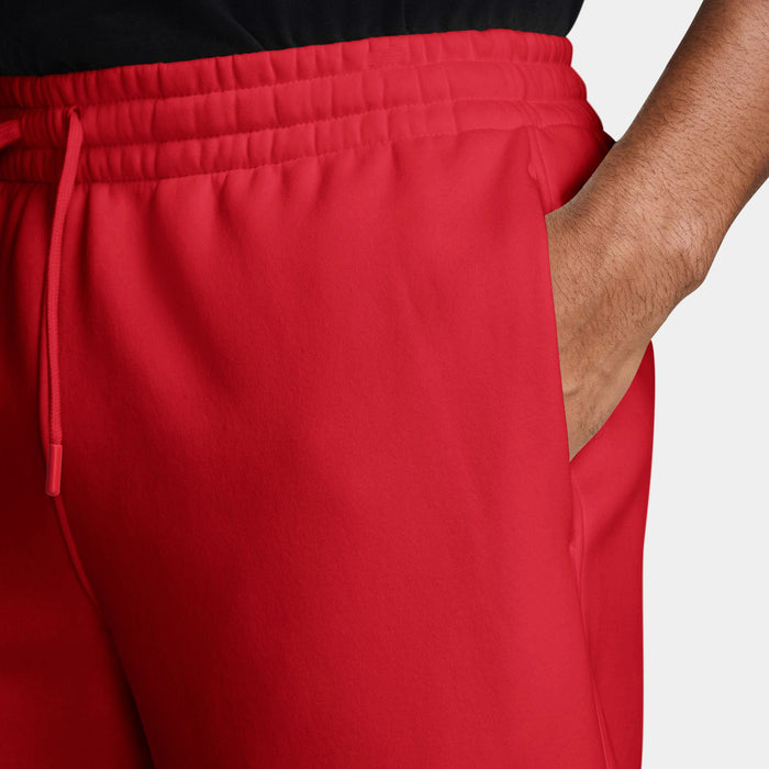 Brooklyn 9" Fleece Mens Shorts (University Red/Black)