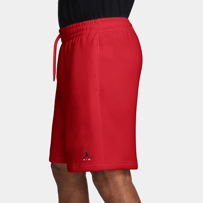 Brooklyn 9" Fleece Mens Shorts (University Red/Black)