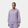 Brooklyn Fleece Pullover Womens Hoodie (Hydrangeas)
