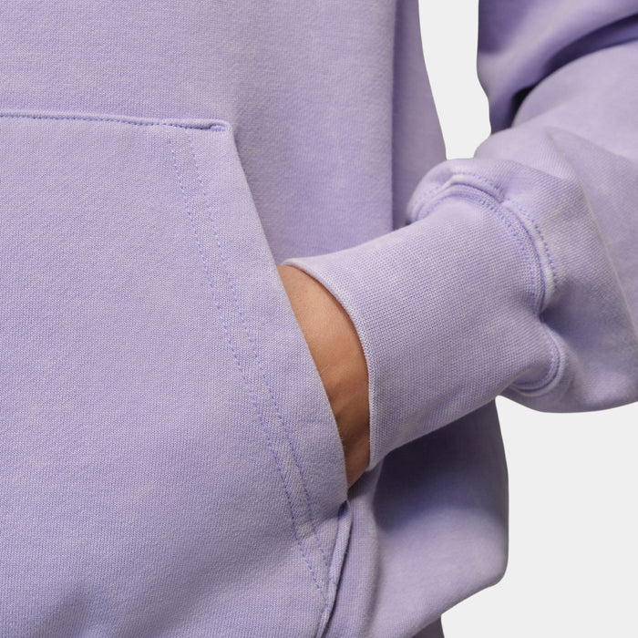 Brooklyn Fleece Pullover Womens Hoodie (Hydrangeas)