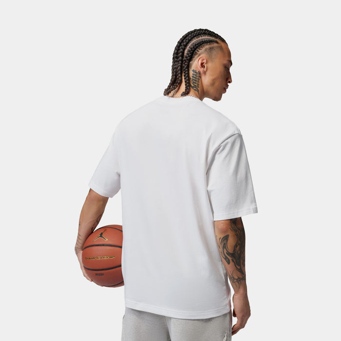 Brooklyn World's Best Graphic Mens Short Sleeve Shirt (White/University Red)