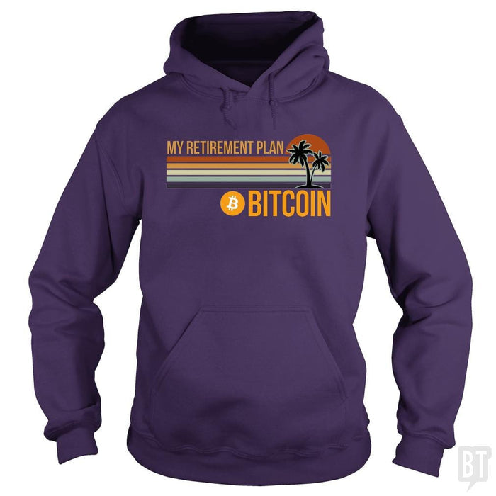 SunFrog-Busted BustedTees Hoodie / Purple / S BTC Retirement Plan