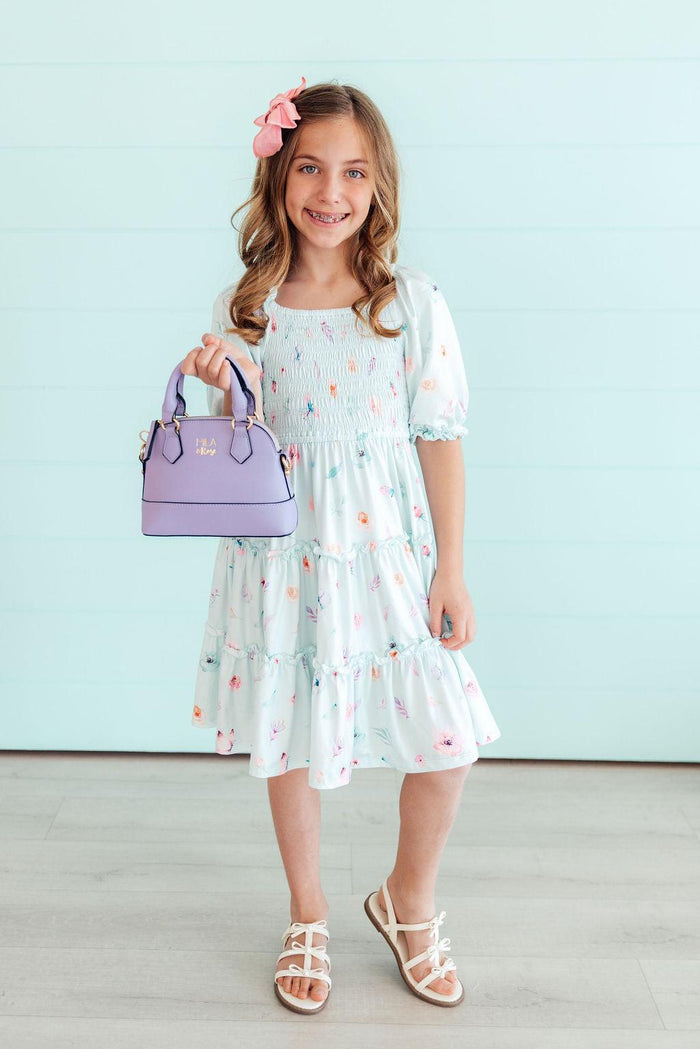 Butterfly Ballet Smocked Ruffle Dress-Mila & Rose ®