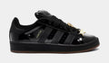 Campus 00s Patent Leather Womens Lifestyle Shoes (Core Black/Core Black/Gold Metallic)