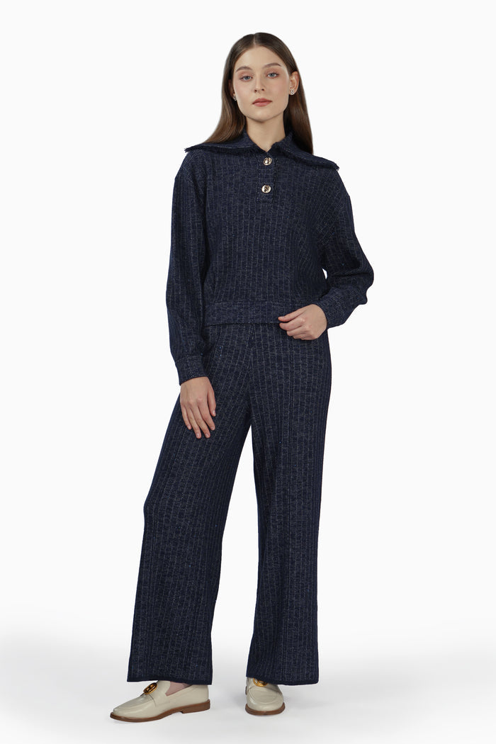 Charlotte Top - Navy