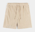 Chenille Mens Shorts (Cream)