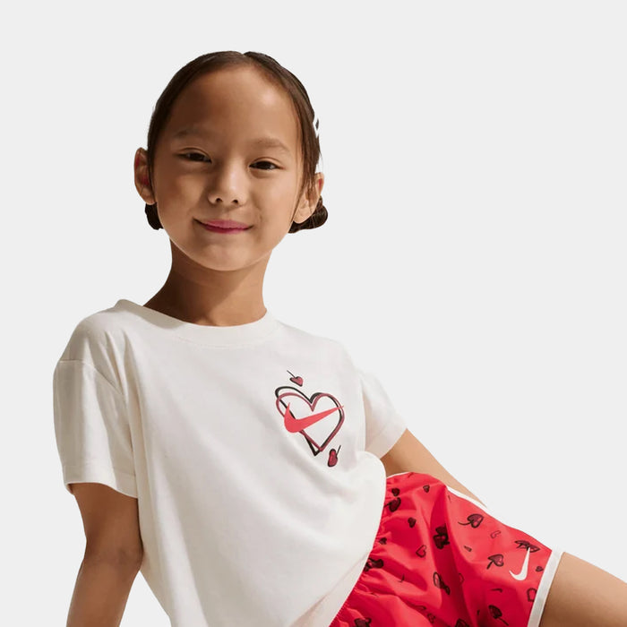 Cherry 2 Piece Printed Tempo Preschool Set (University Red)