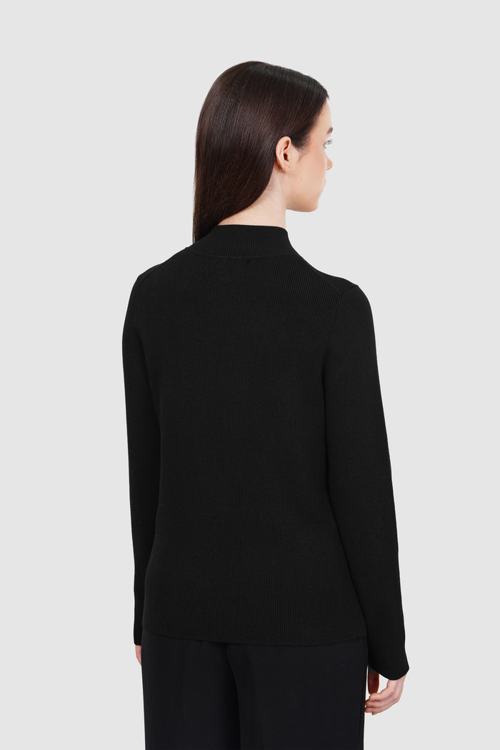 Clare Knit Top - Black