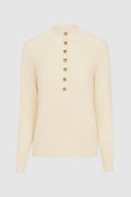 Clare Knit Top - Ivory