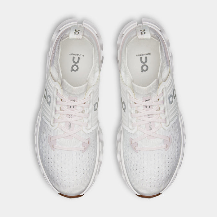 Cloudswift 4 Womens Running Shoes (White/Lily)