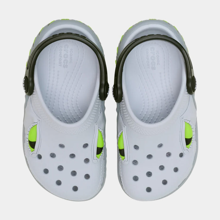 Creature Lights Classic Clog Infant Toddler Sandals (Steel)