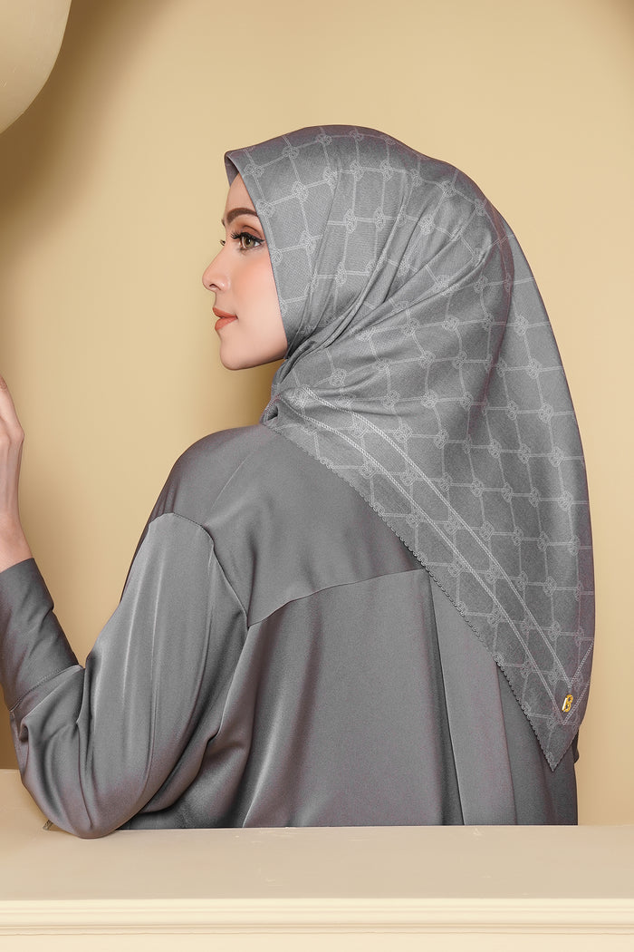 Decorda Voile Square - Charcoal Gray