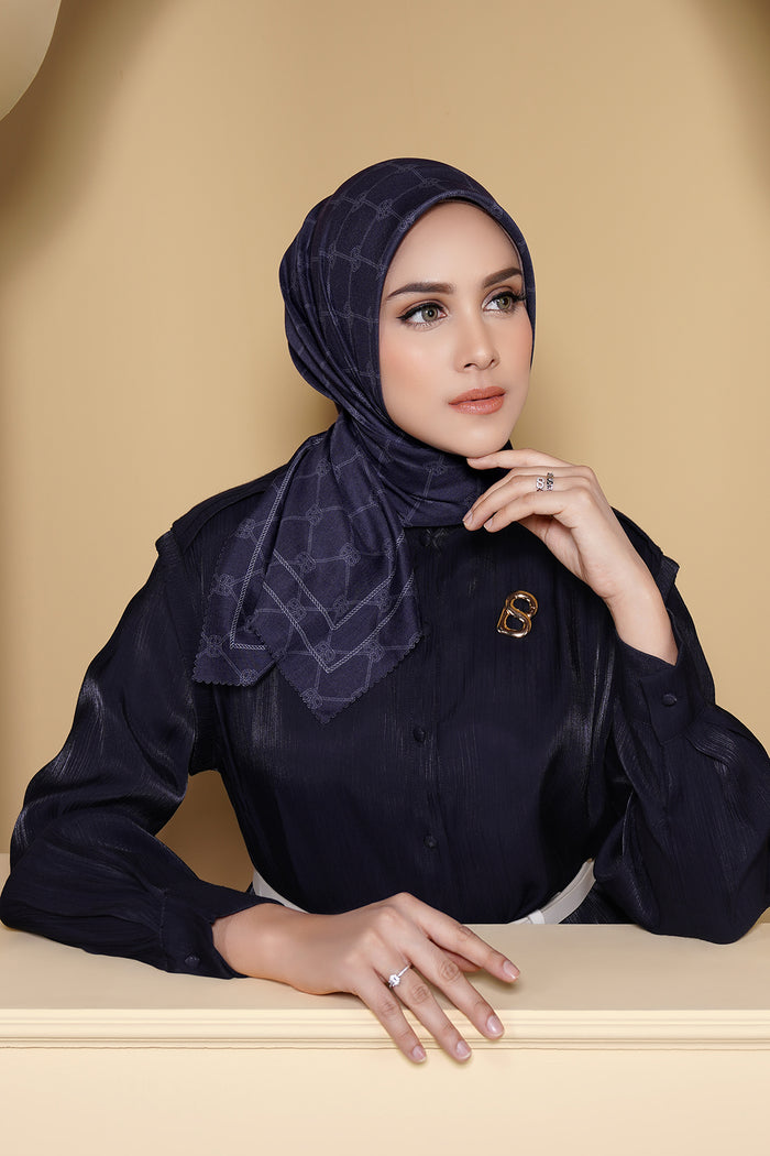 Decorda Voile Square - Evening Blue