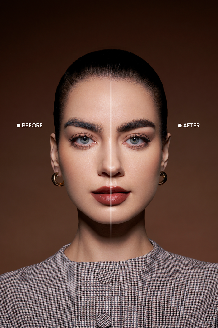 define & shape brow kit by buttonscarves beauty before and after