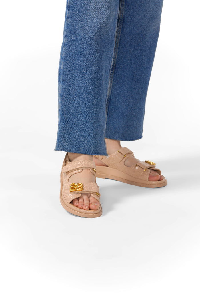 Deux Double Strap - Nude