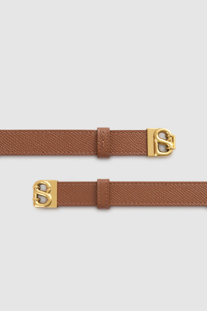 Deux Interlock Belt - Brown