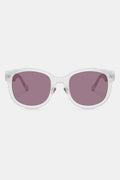 Deux Oval Sunglasses - Plum