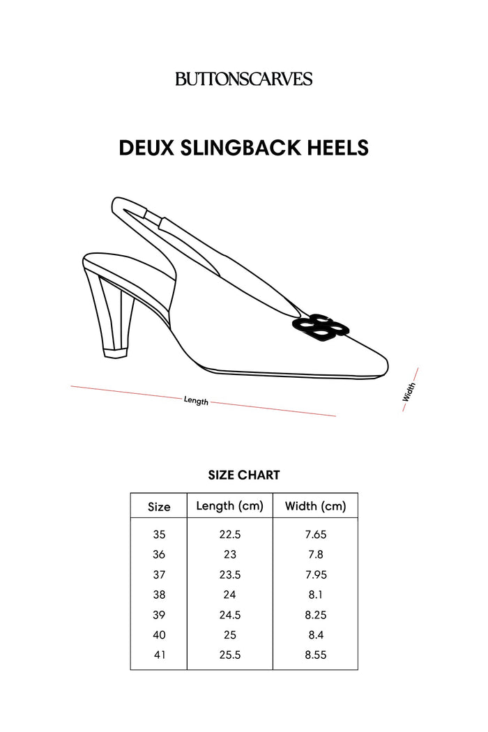 Deux Slingback Heels - Rose Tan