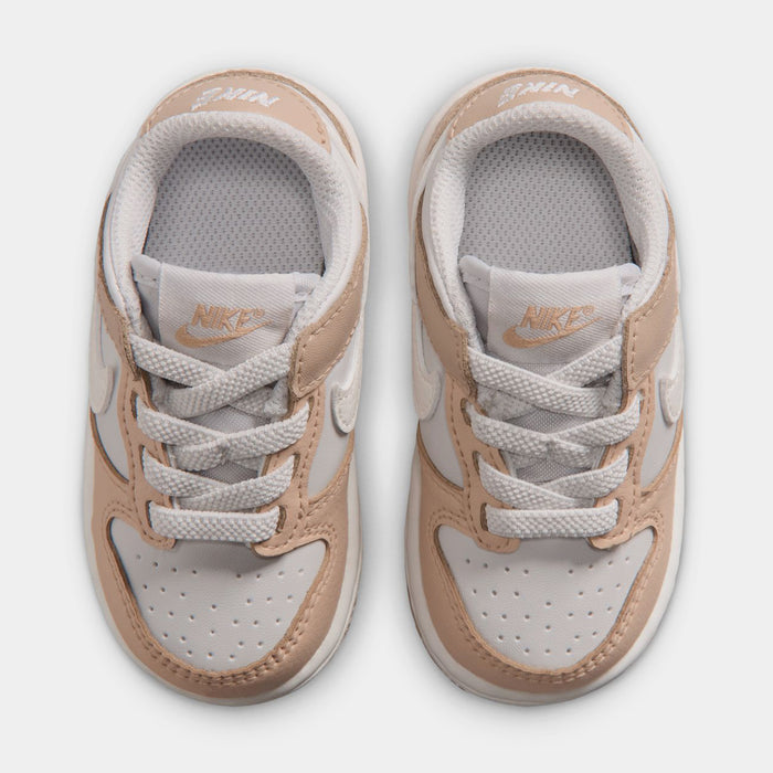 Dunk Low Infant Toddler Lifestyle Shoes (Linen/Sail/Platinum Tint)