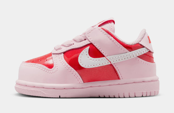 Dunk Low Infant Toddler Lifestyle Shoes (Pink Foam/Summit White/Light Crimson)