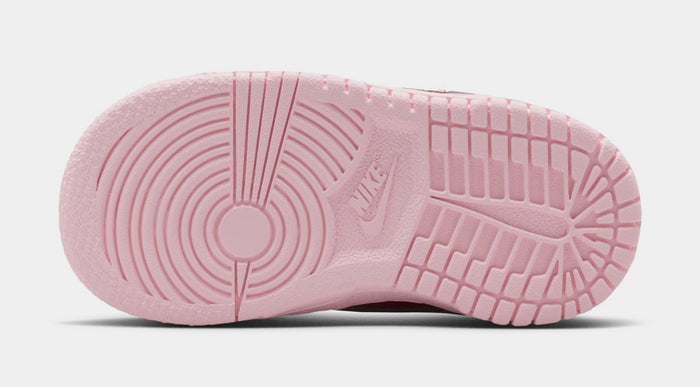 Dunk Low Infant Toddler Lifestyle Shoes (Pink Foam/Summit White/Light Crimson)