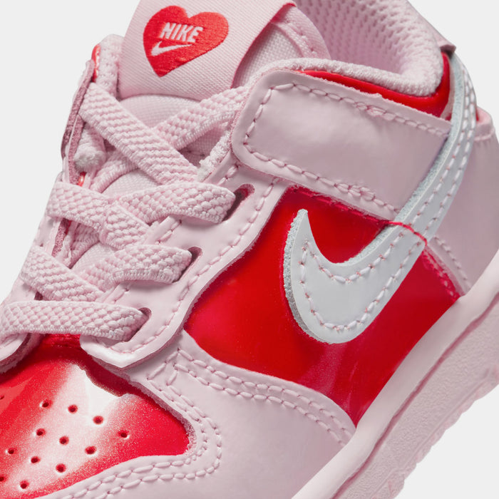 Dunk Low Infant Toddler Lifestyle Shoes (Pink Foam/Summit White/Light Crimson)