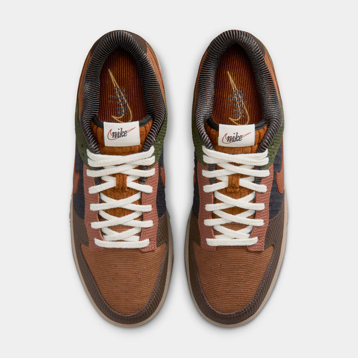 Dunk Low Retro Premium Mens Lifestyle Shoes (Light British Tan/Cinnamon/Cargo Khaki)
