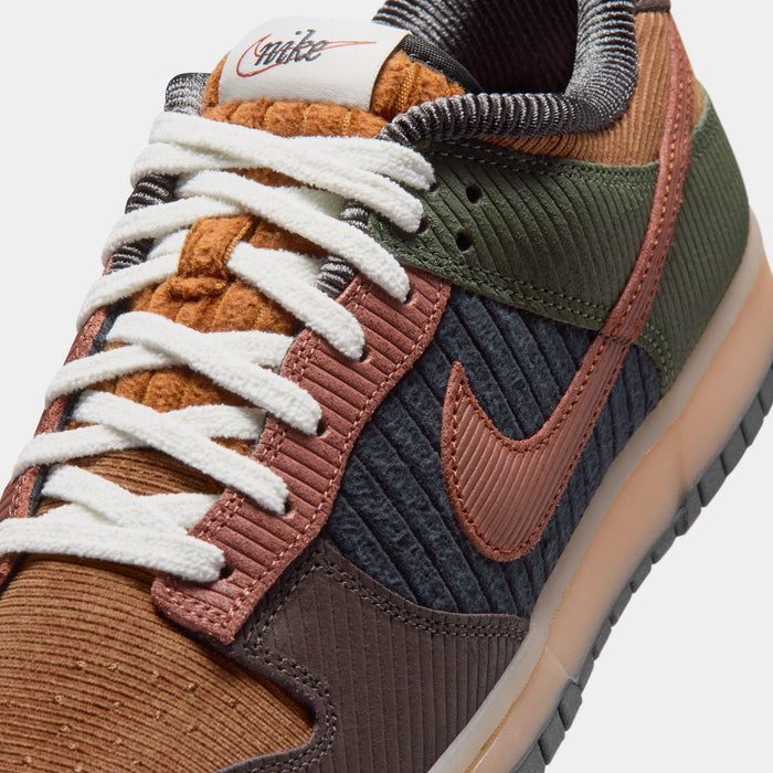 Dunk Low Retro Premium Mens Lifestyle Shoes (Light British Tan/Cinnamon/Cargo Khaki)